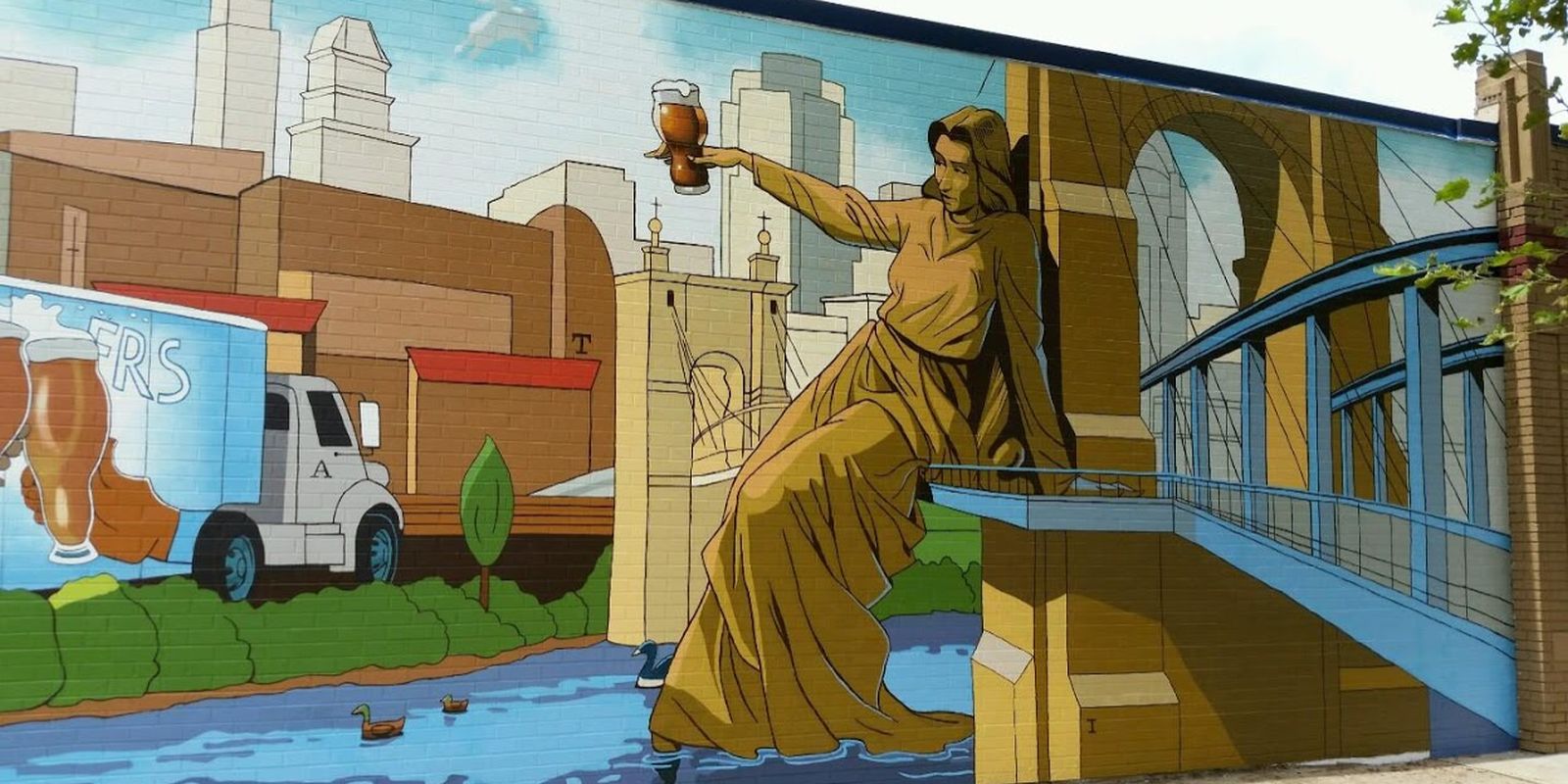 Samuel Adams Brewery Mural - Cincinnati Ohio